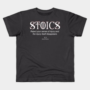 Stoics Marcus Aurelius quote Kids T-Shirt